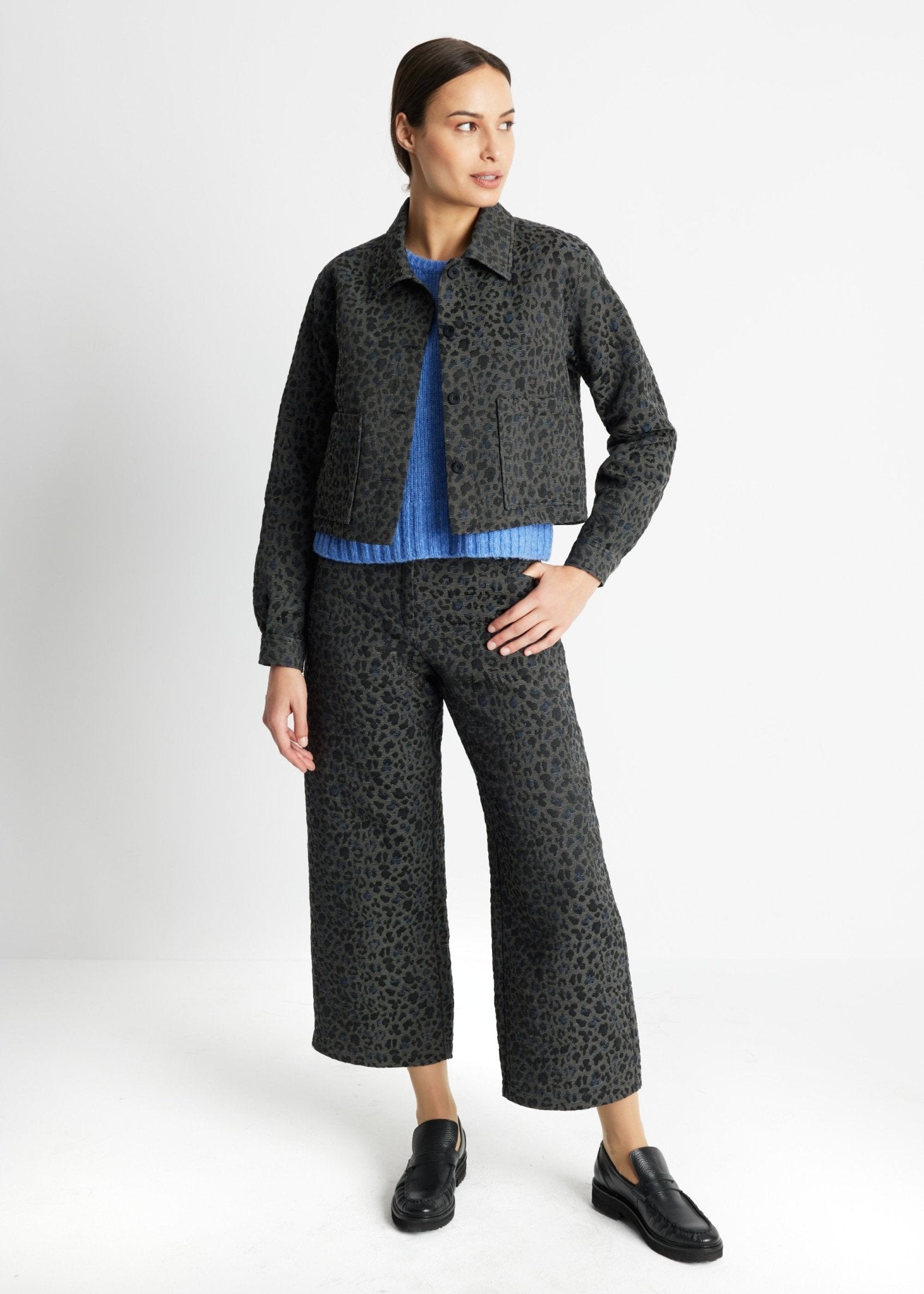 Kastige Jacke NIRATA aus Baumwoll-Mix - FOX'S-Fashion