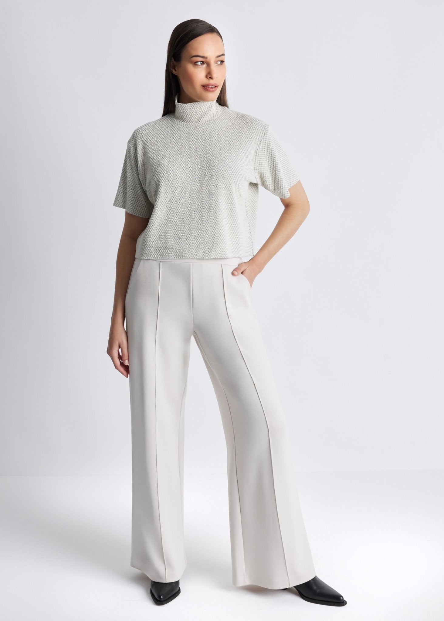 Kastiges Shirt PALIPO aus Viskose-Mix mit Stretch - FOX'S-Fashion
