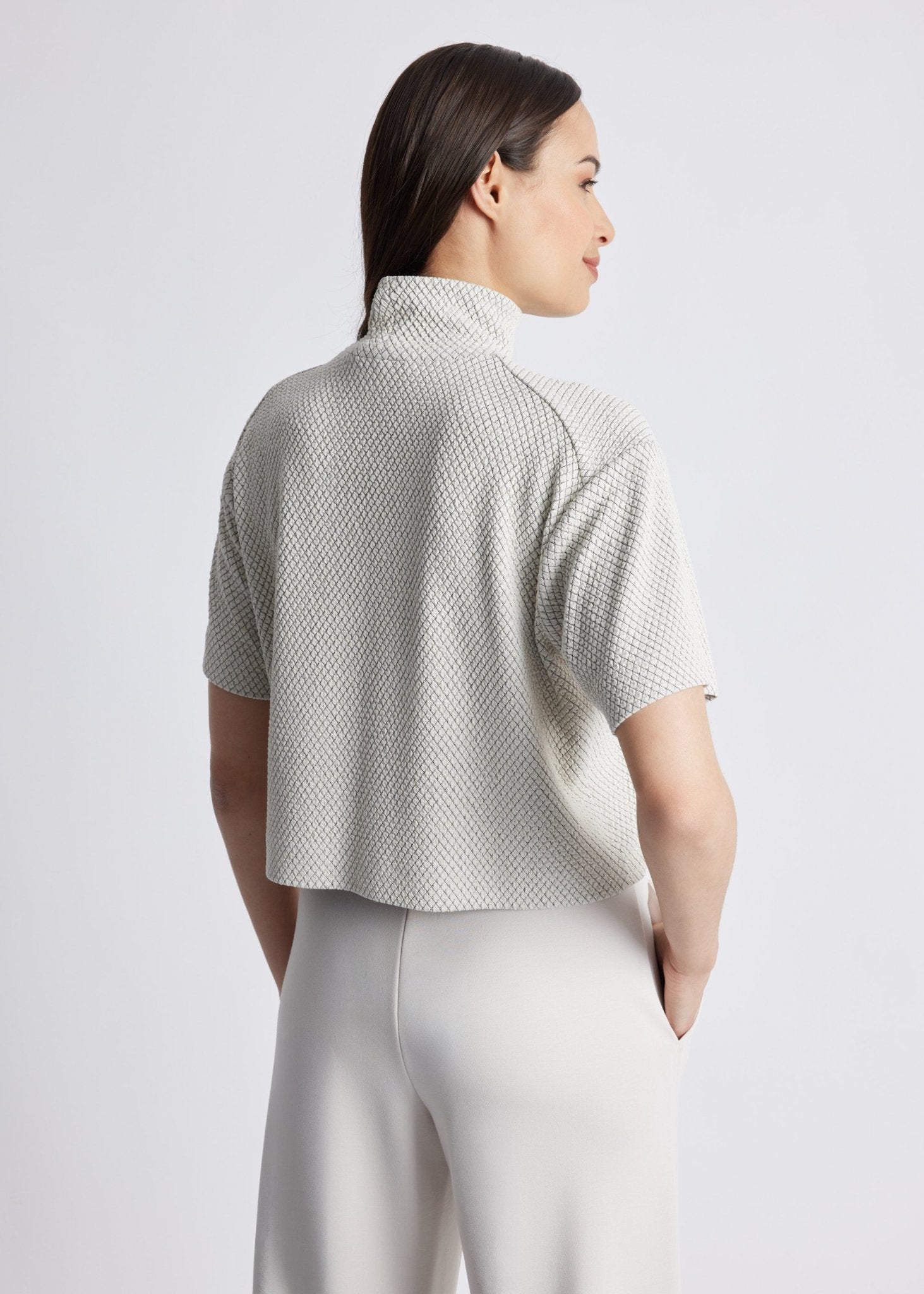 Kastiges Shirt PALIPO aus Viskose-Mix mit Stretch - FOX'S-Fashion