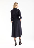 Kleid TESOKA in Midi - Länge mit Stehkragen - FOX'S - Fashion