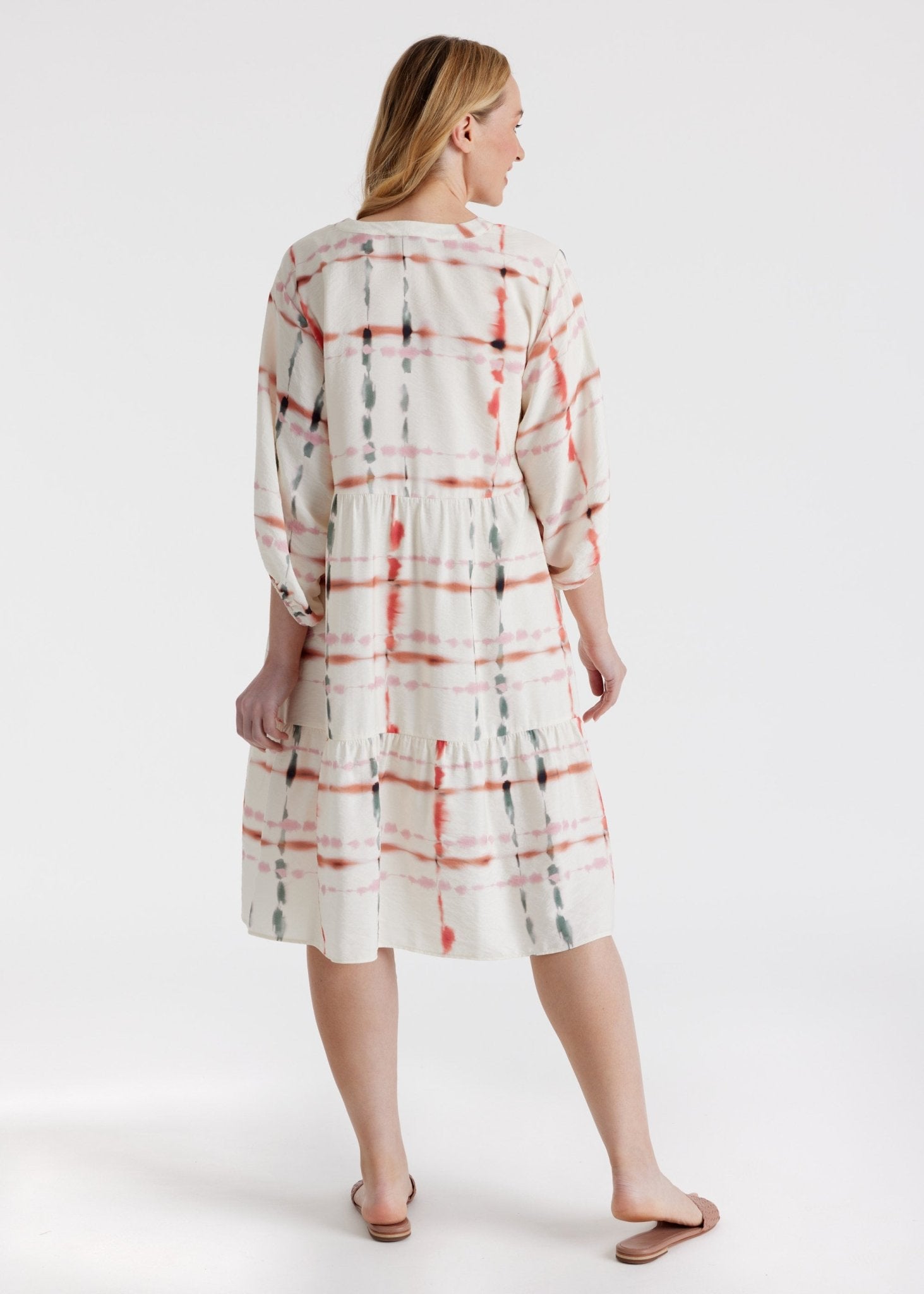 Kleid XYLONA aus Viskose - Mix in A - Linie - FOX'S - Fashion