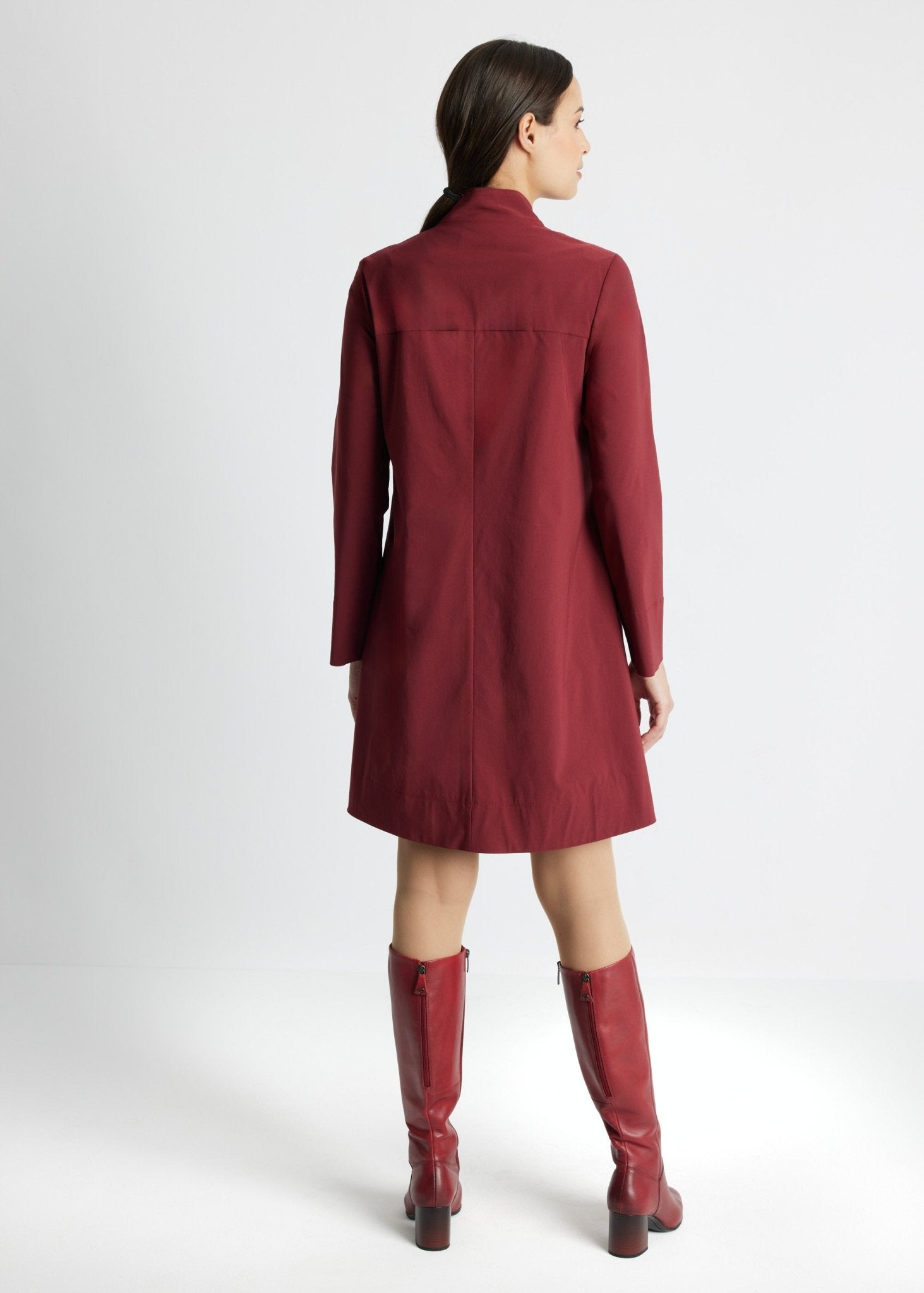 Knielange Tunika JAIZA aus Viskose-Mix mit Stretch - FOX'S-Fashion