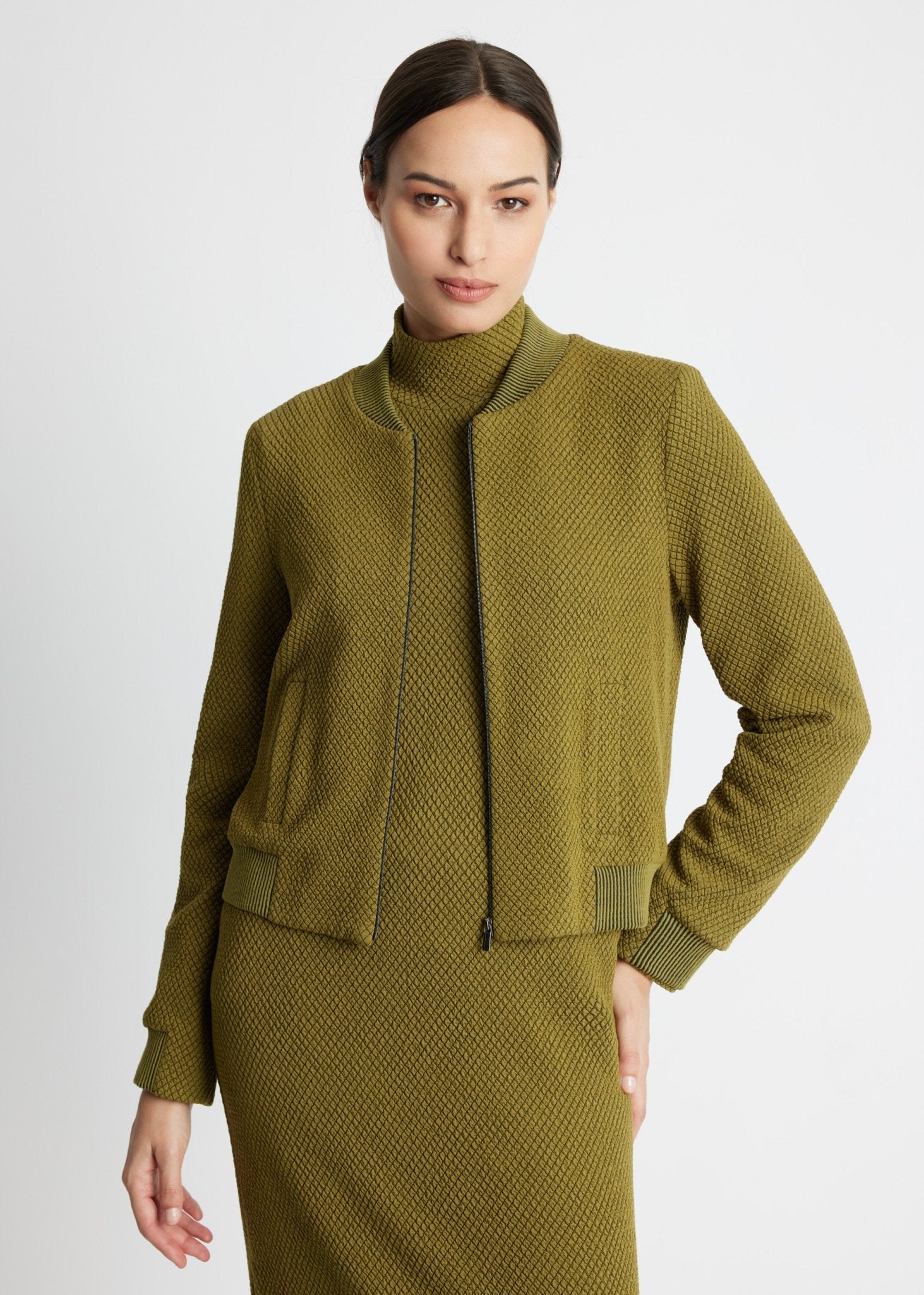 Kurze Blousonjacke PASJAKI aus Viskose-Mix - FOX'S-Fashion
