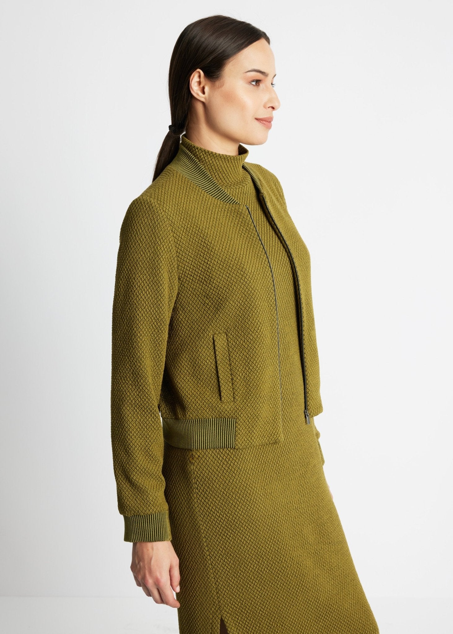 Kurze Blousonjacke PASJAKI aus Viskose-Mix - FOX'S-Fashion