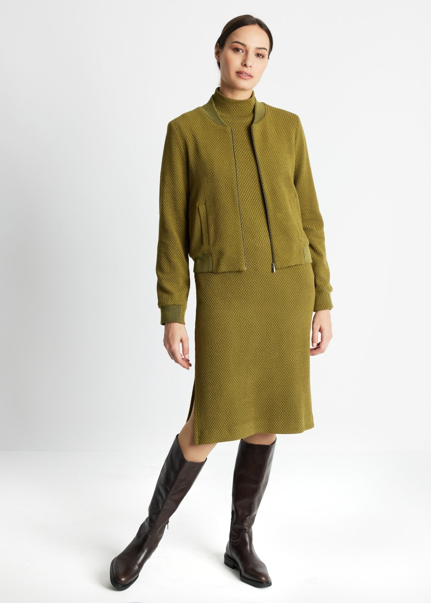 Kurze Blousonjacke PASJAKI aus Viskose-Mix - FOX'S-Fashion