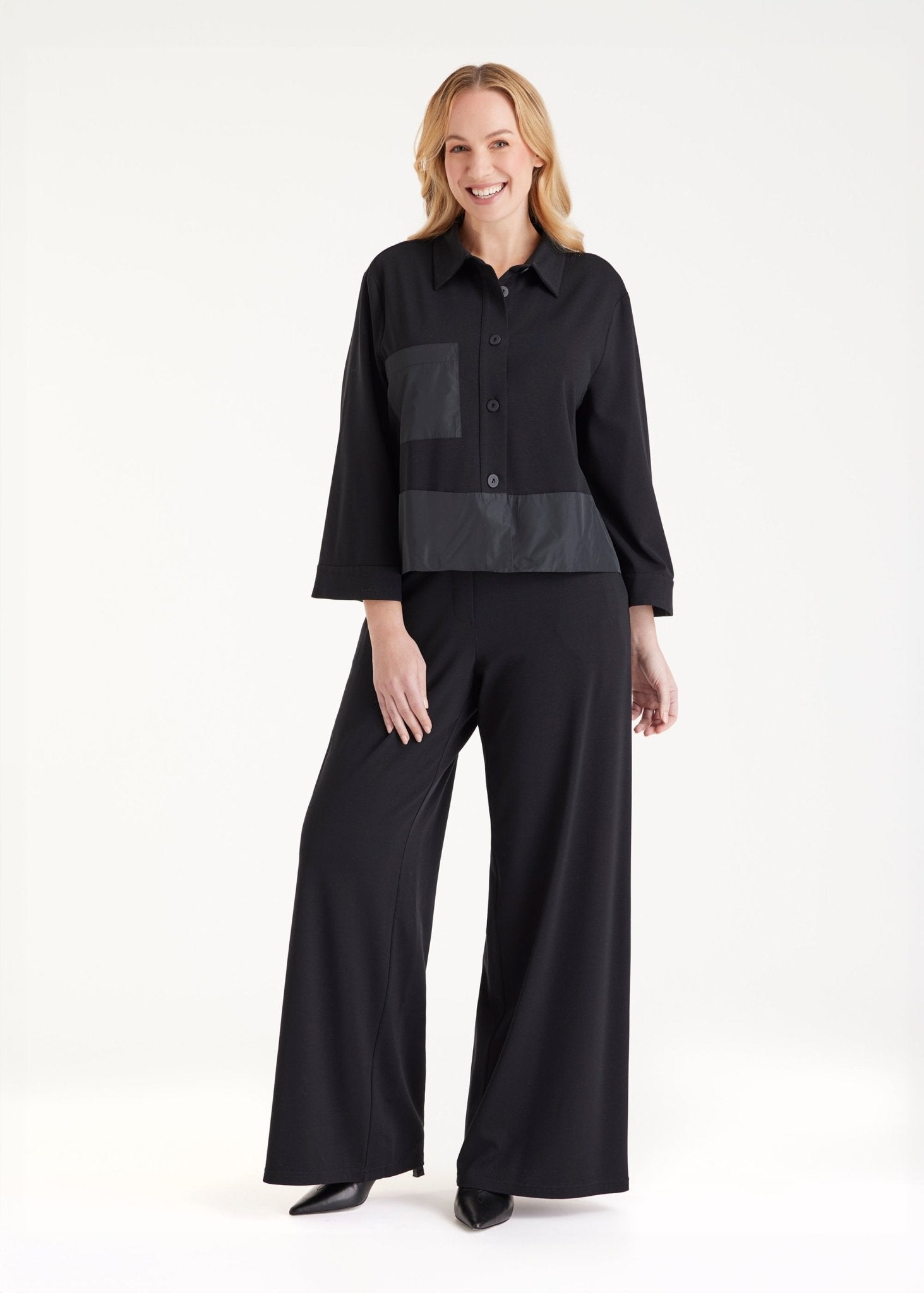 Kurze Blusenjacke GYAKI mit Hemdkragen - FOX'S - Fashion