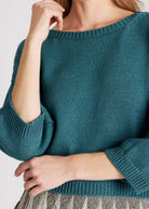 Kurzer, legerer Strickpullover IPWOL aus Baumwollmix - FOX'S - Fashion
