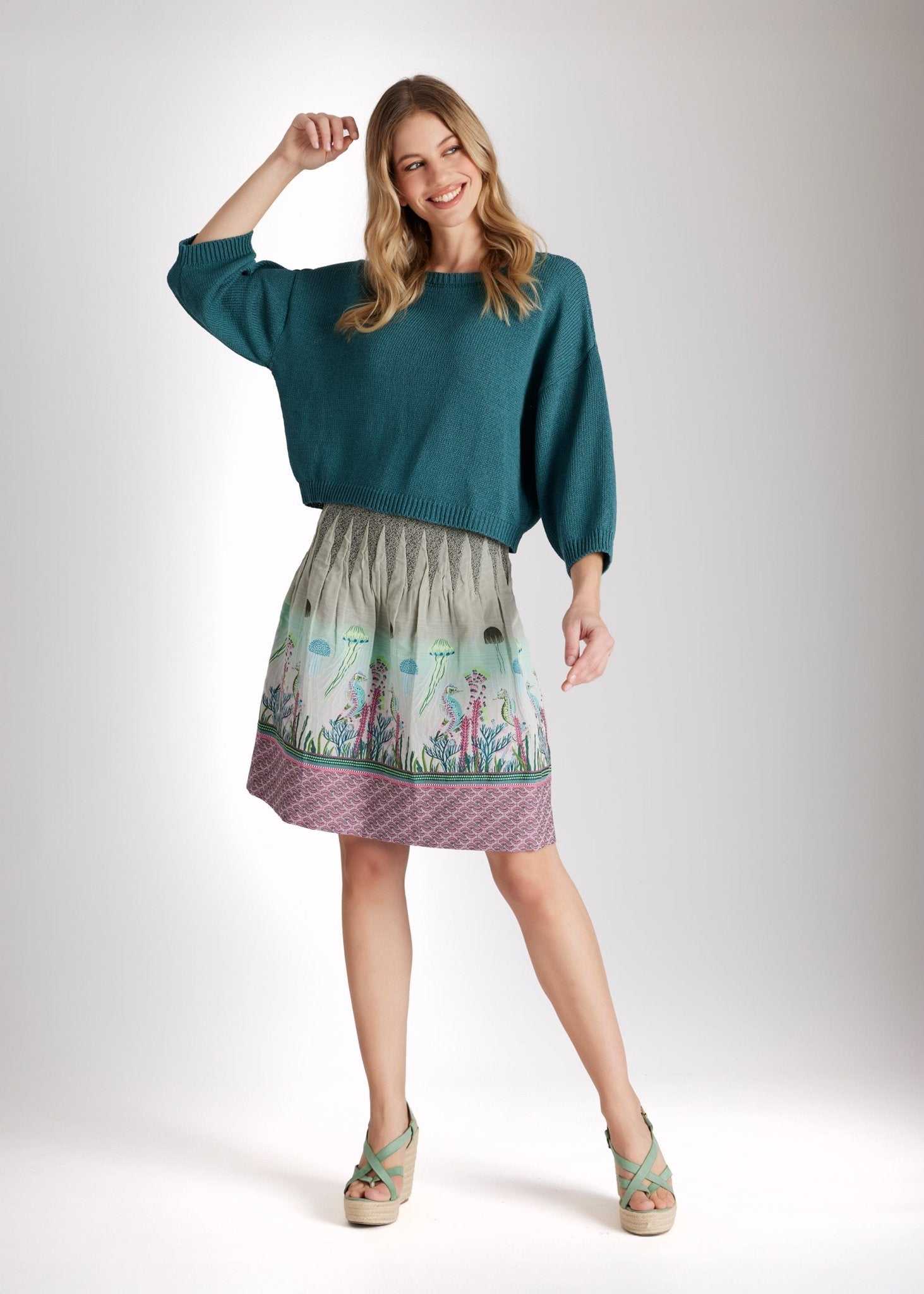 Kurzer One Size Rock LACROS - S aus Baumwollmix mit Gummibund - FOX'S - Fashion