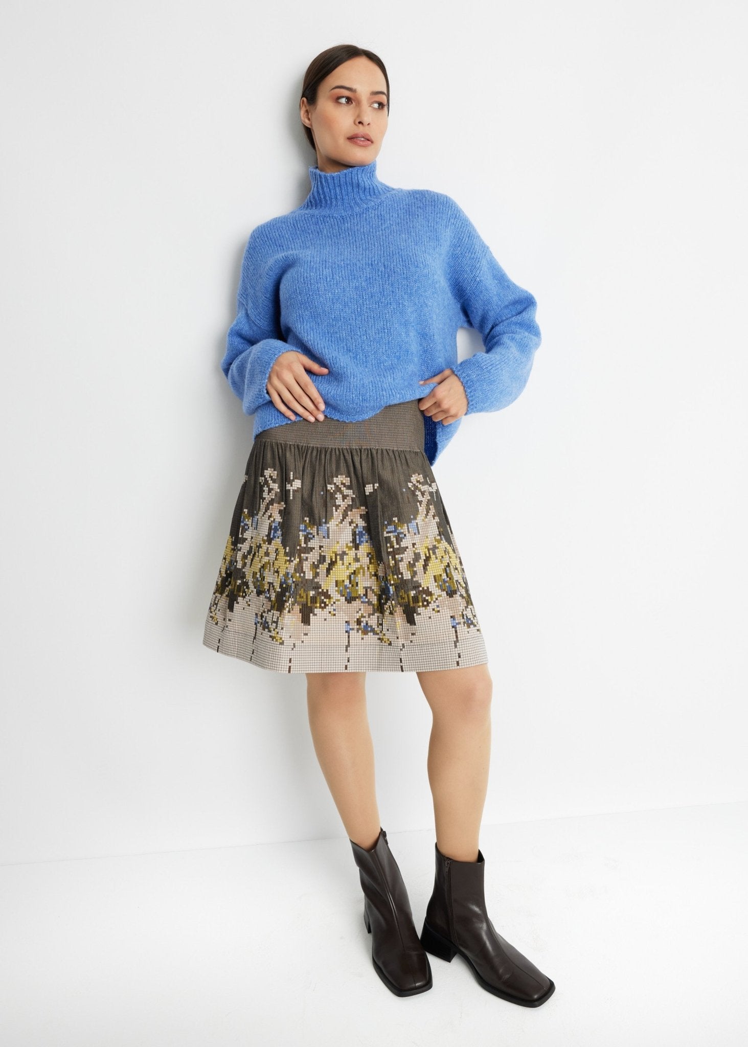 Kurzer One Size Rock LACROS-W aus Baumwoll-Mix mit Gummibund - FOX'S-Fashion
