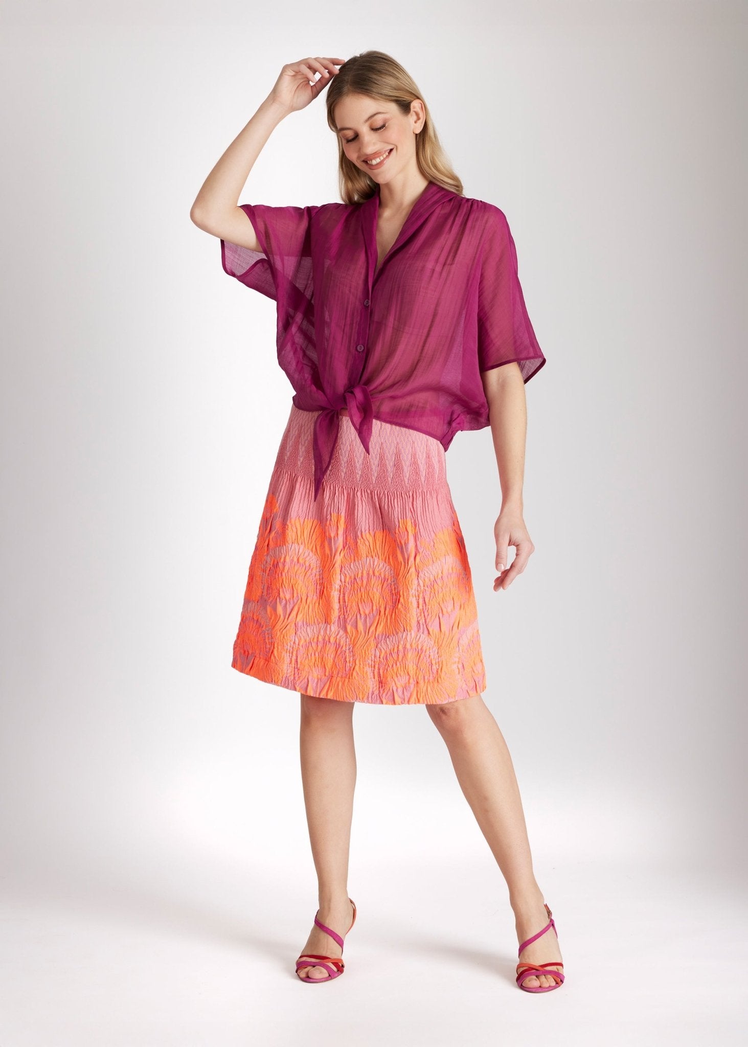 Kurzer One Size Rock LACROSSI - S aus Baumwollmix mit Gummibund - FOX'S - Fashion