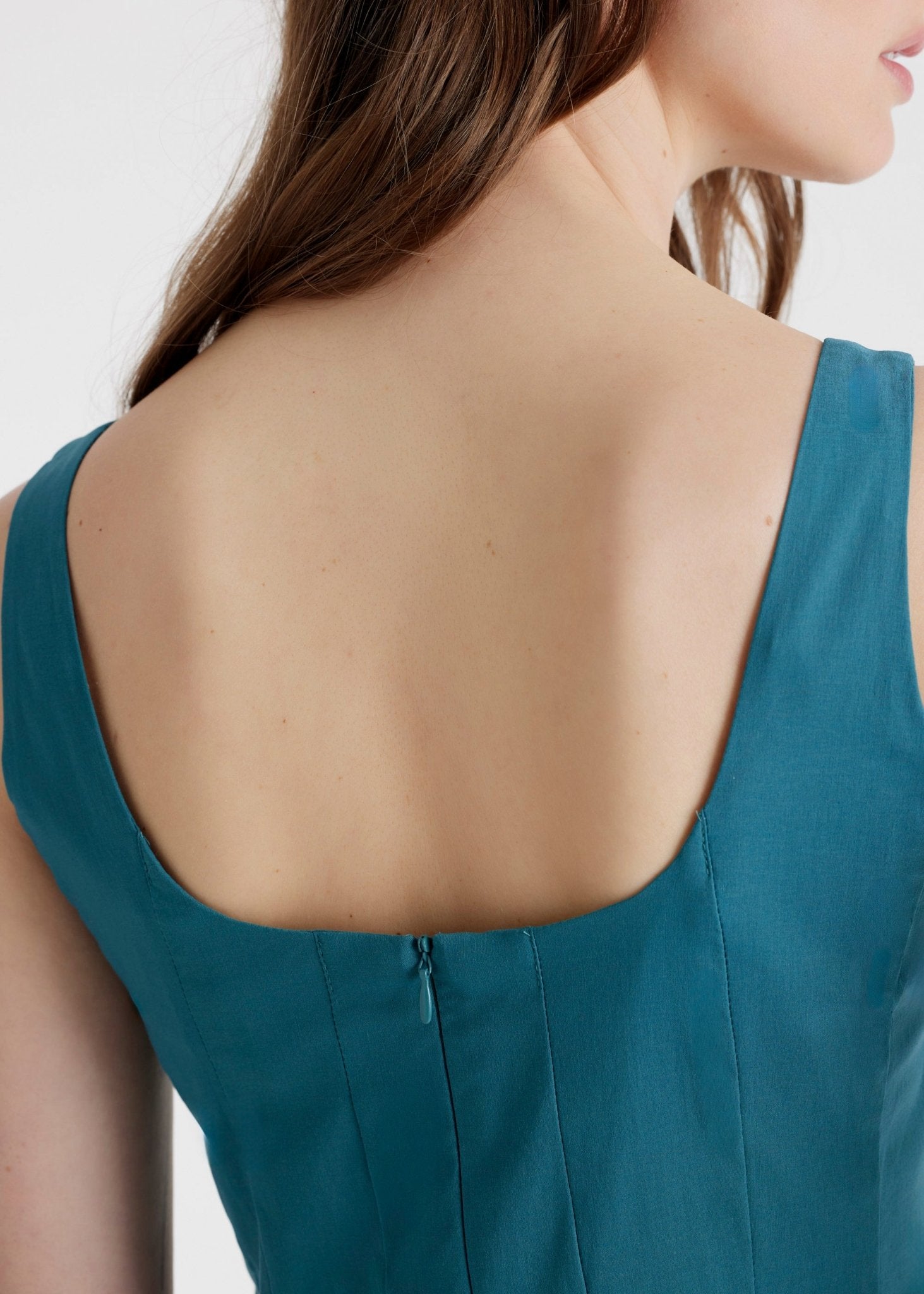 Kurzes, ausgestelltes Kleid MIASHY aus Baumwollmix mit Stretch - FOX'S - Fashion