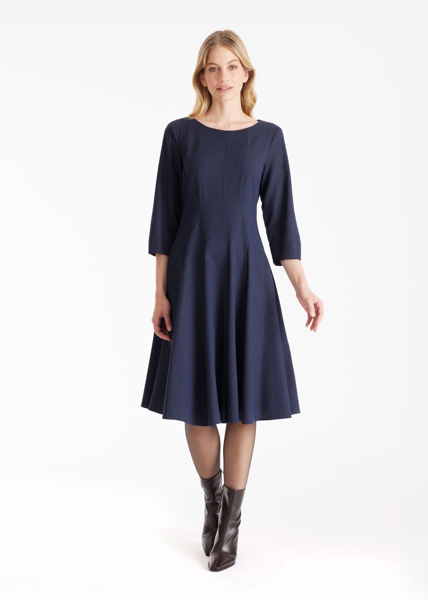 Kurzes Kleid IBIZZA mit Rundhals - FOX'S - Fashion