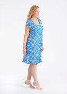 Kurzes Kleid JOLIVA aus Jersey mit grafischem Print - FOX'S - Fashion