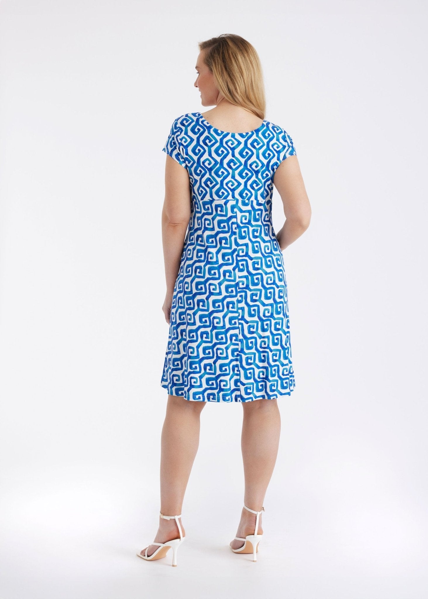 Kurzes Kleid JOLIVA aus Jersey mit grafischem Print - FOX'S - Fashion