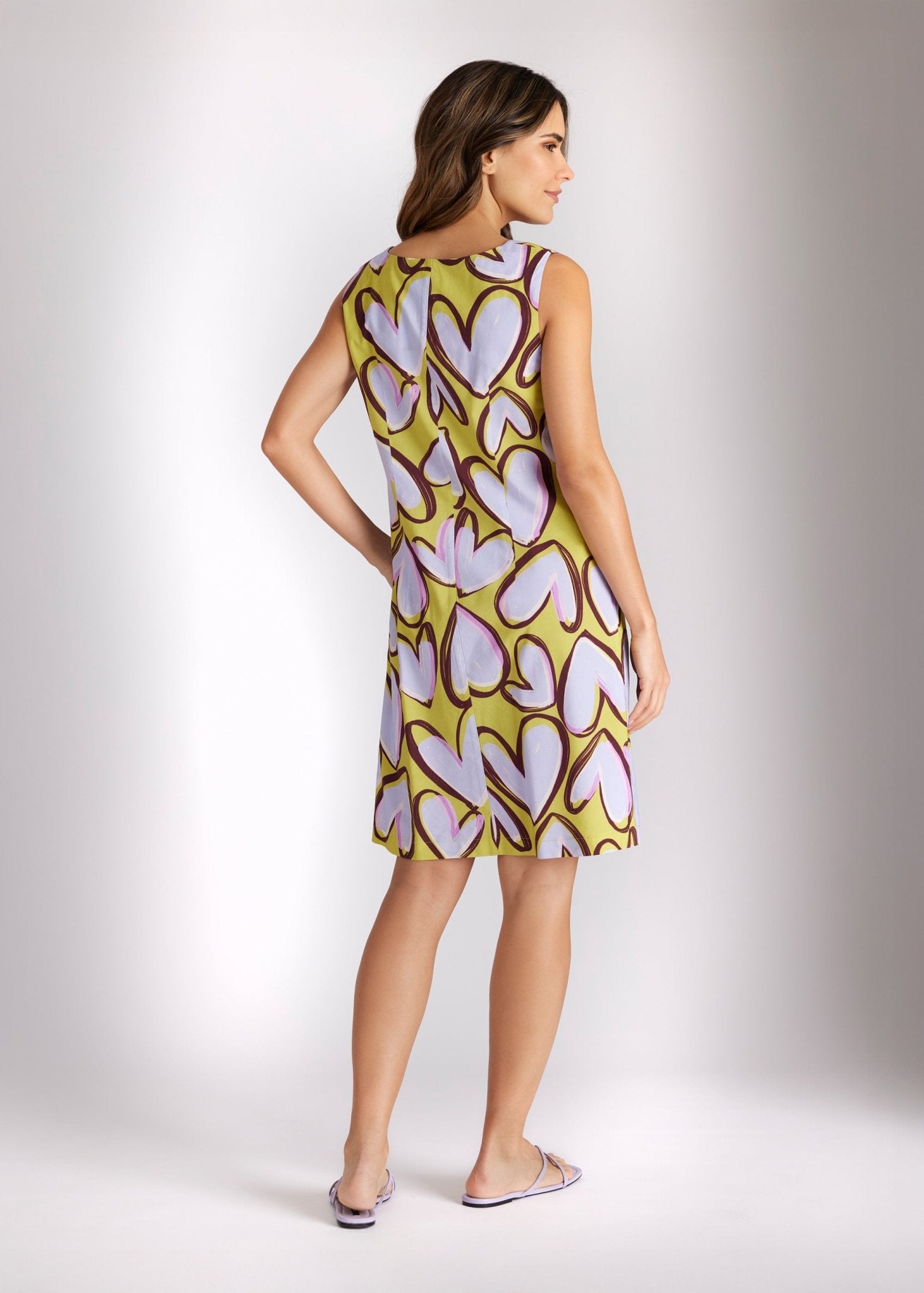 Kurzes Kleid QUIVI aus Viskose - Baumwoll - Mix in A - Linie - FOX'S - Fashion