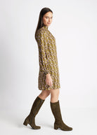 Kurzes Kleid VYBYLIA aus 100 % Viskose in A-Linie - FOX'S-Fashion