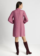 Kurzes Kleid VYBYLIA aus 100 % Viskose in A-Linie - FOX'S-Fashion