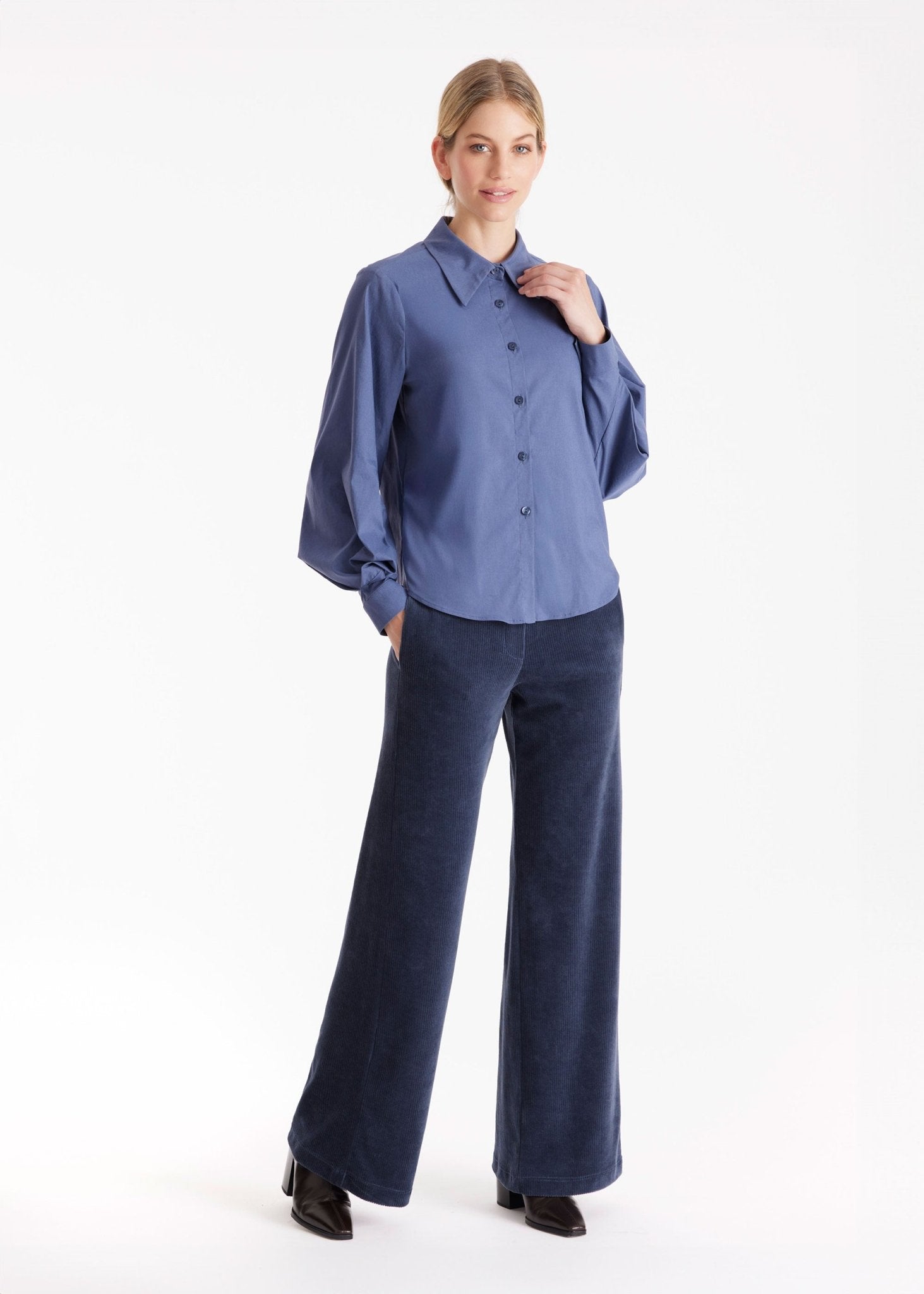 Lange Hose WACORHO aus Baumwoll - Cord - FOX'S - Fashion