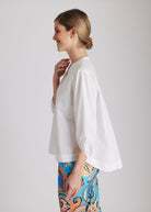 Legere Bluse BLOMBERGA aus 100 % Baumwolle - FOX'S - Fashion