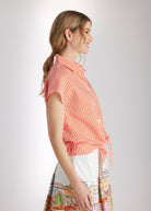 Legere Bluse GYRINA aus Modal mit Bindedetail - FOX'S - Fashion