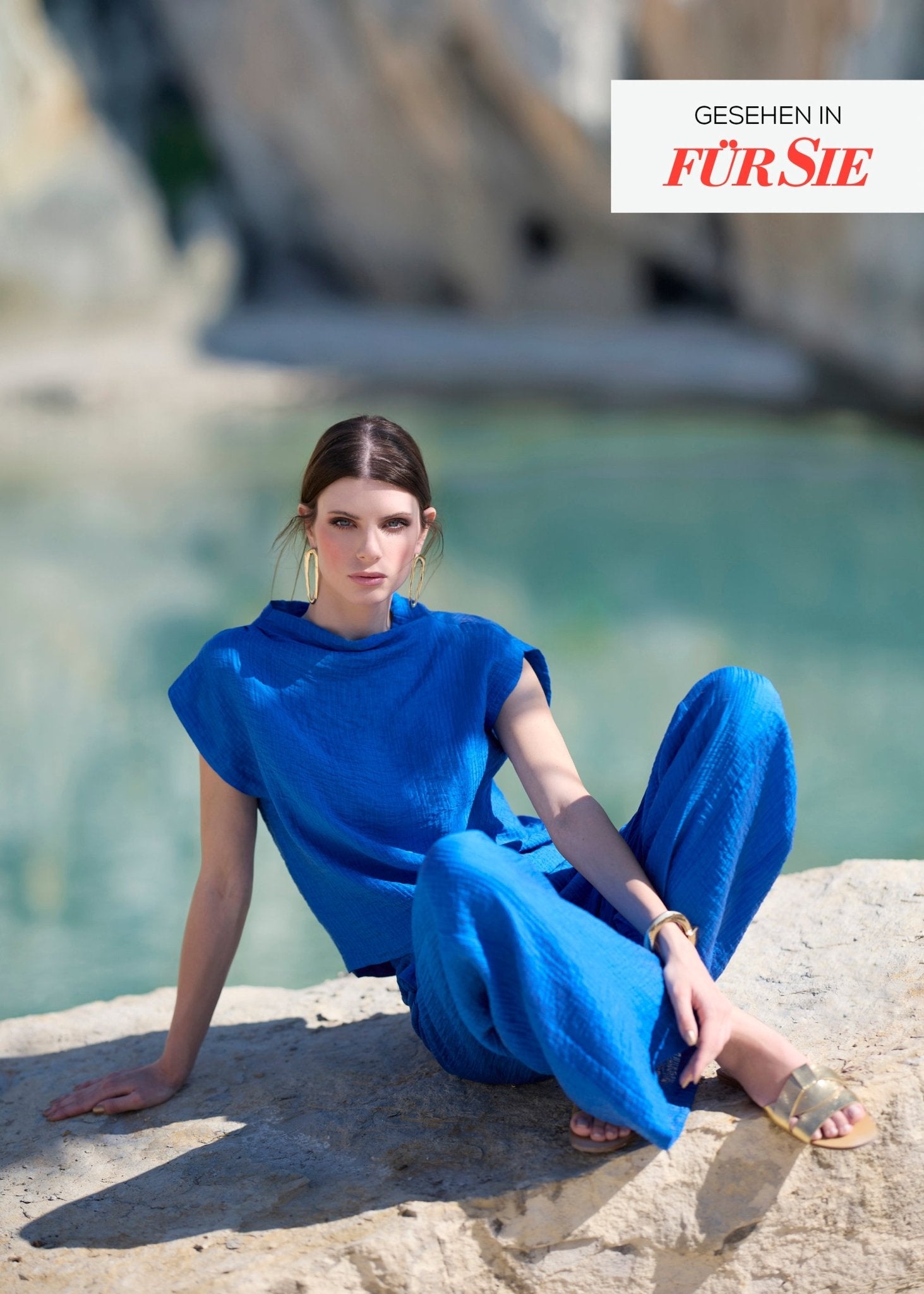 Legere Bluse NATRONI aus Viskose - Lyocell - Mix - FOX'S - Fashion