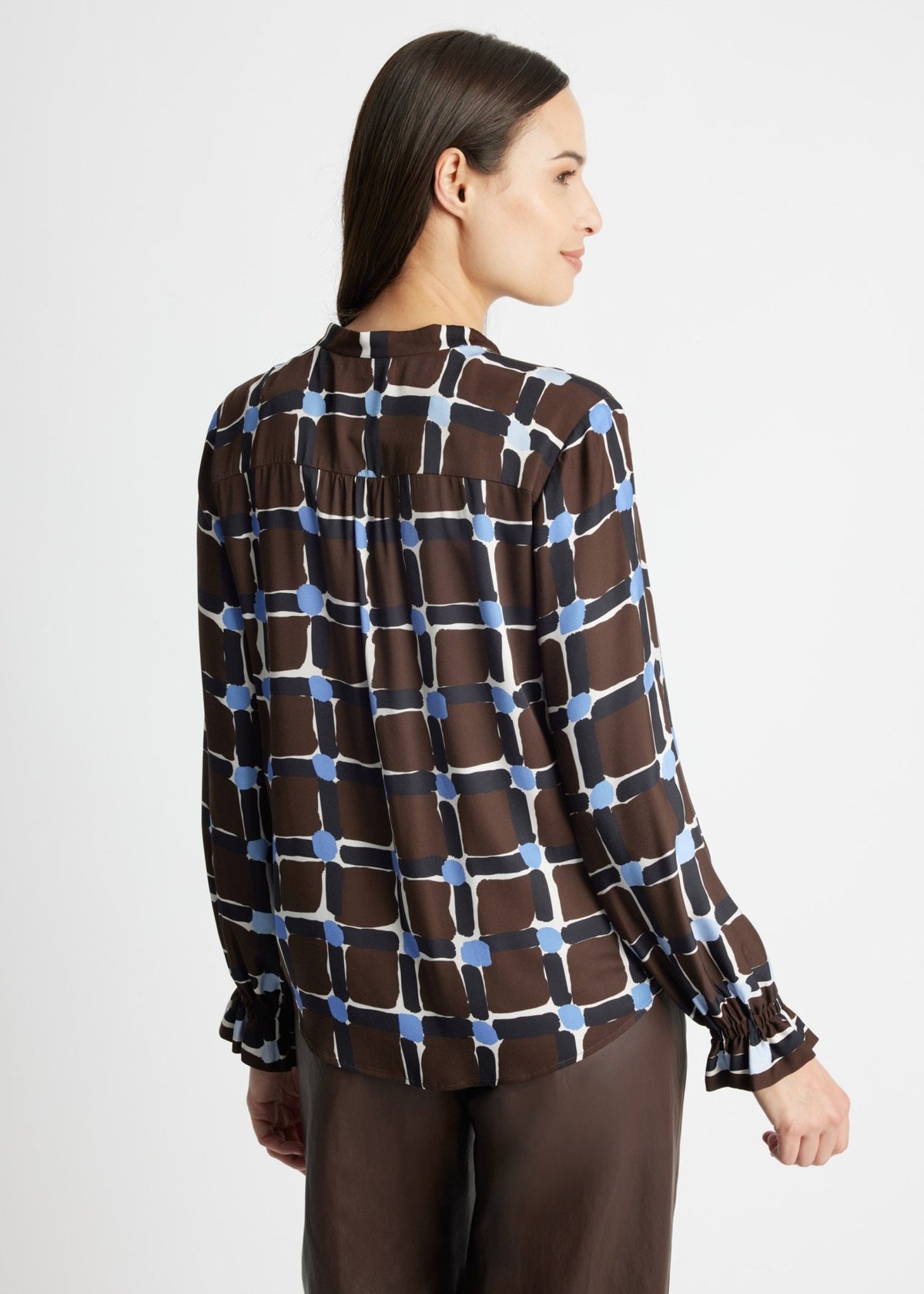 Legere Bluse VALYRA aus 100 % Viskose - FOX'S-Fashion
