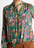 Legere Bluse VYBLUSA aus 100 % Viskose - FOX'S-Fashion
