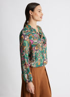 Legere Bluse VYBLUSA aus 100 % Viskose - FOX'S-Fashion