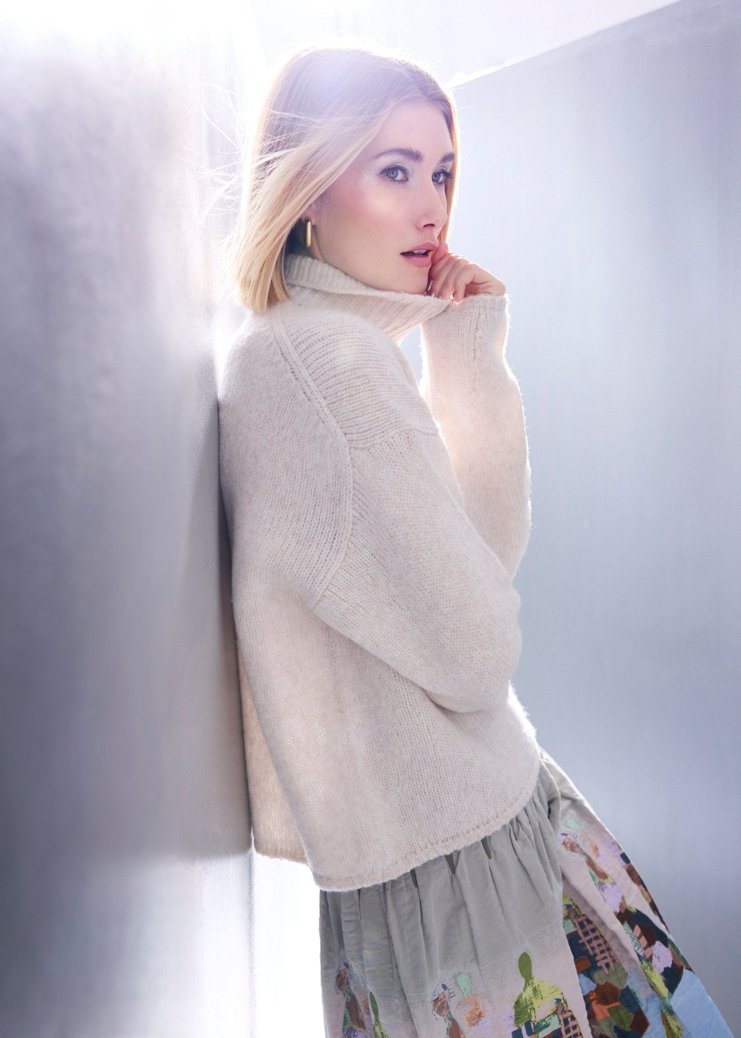Legerer Strickpullover DEROLY aus Schurwolle - FOX'S-Fashion