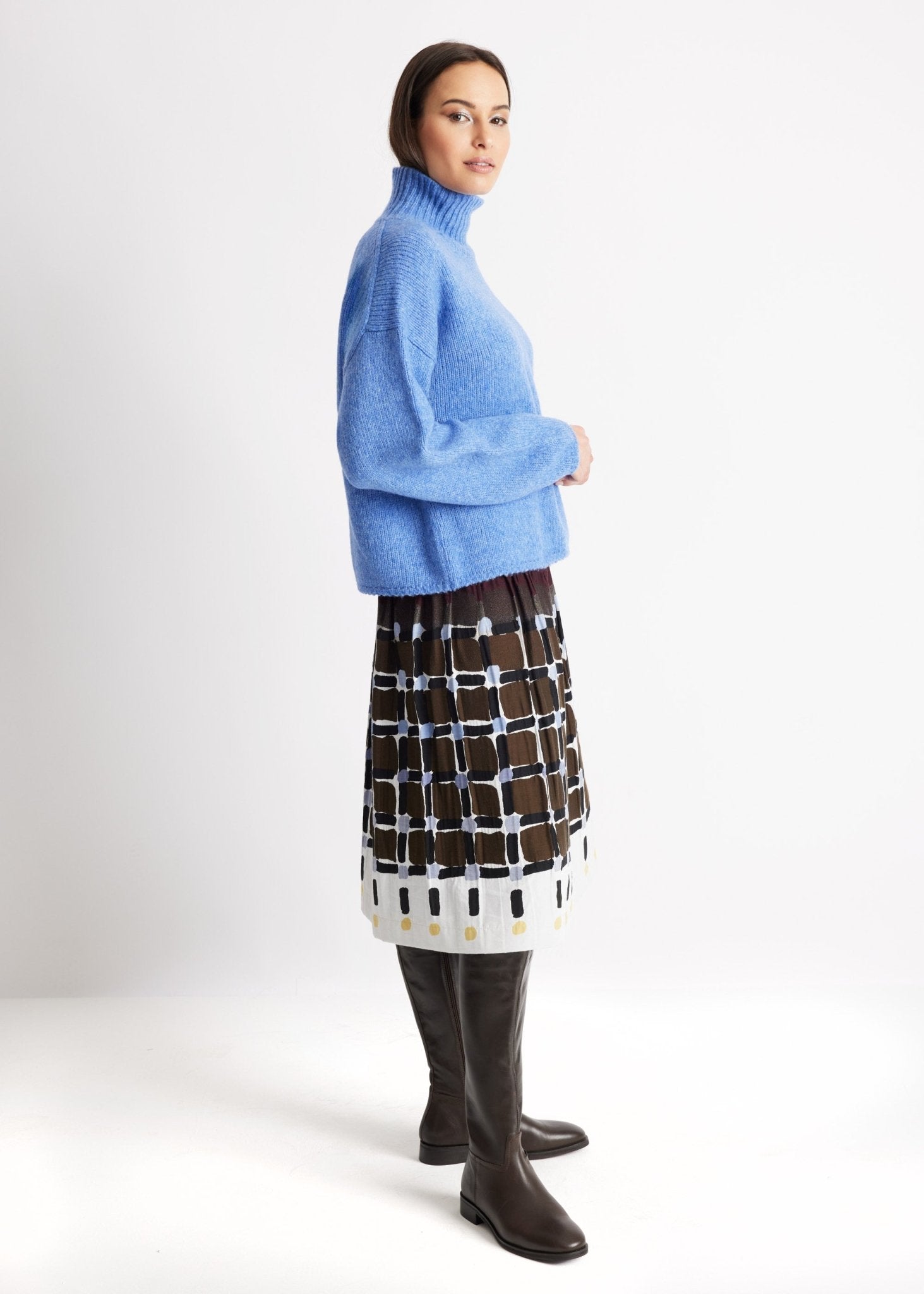 Legerer Strickpullover DEROLY aus Schurwolle - FOX'S-Fashion