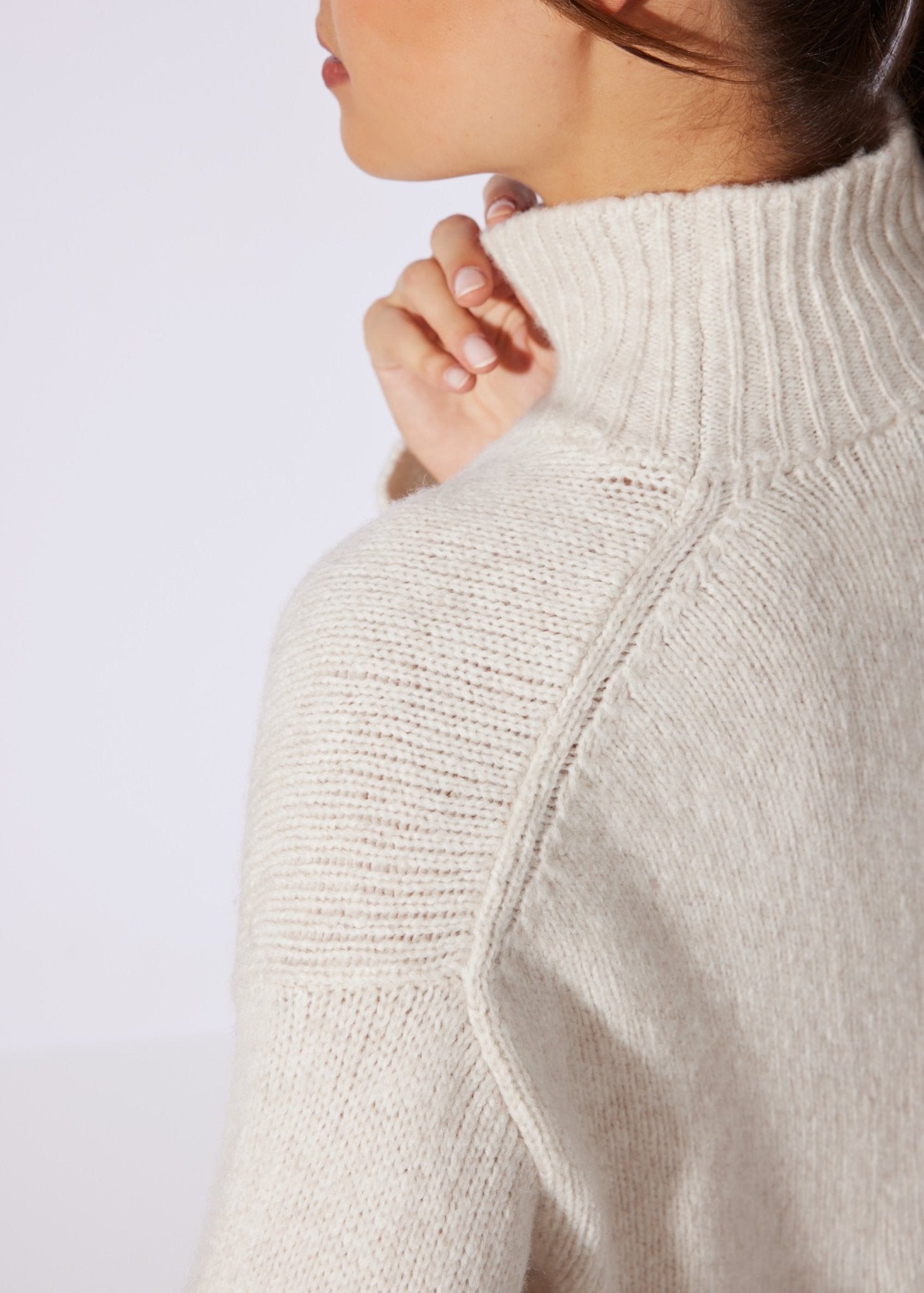 Legerer Strickpullover DEROLY aus Schurwolle - FOX'S-Fashion