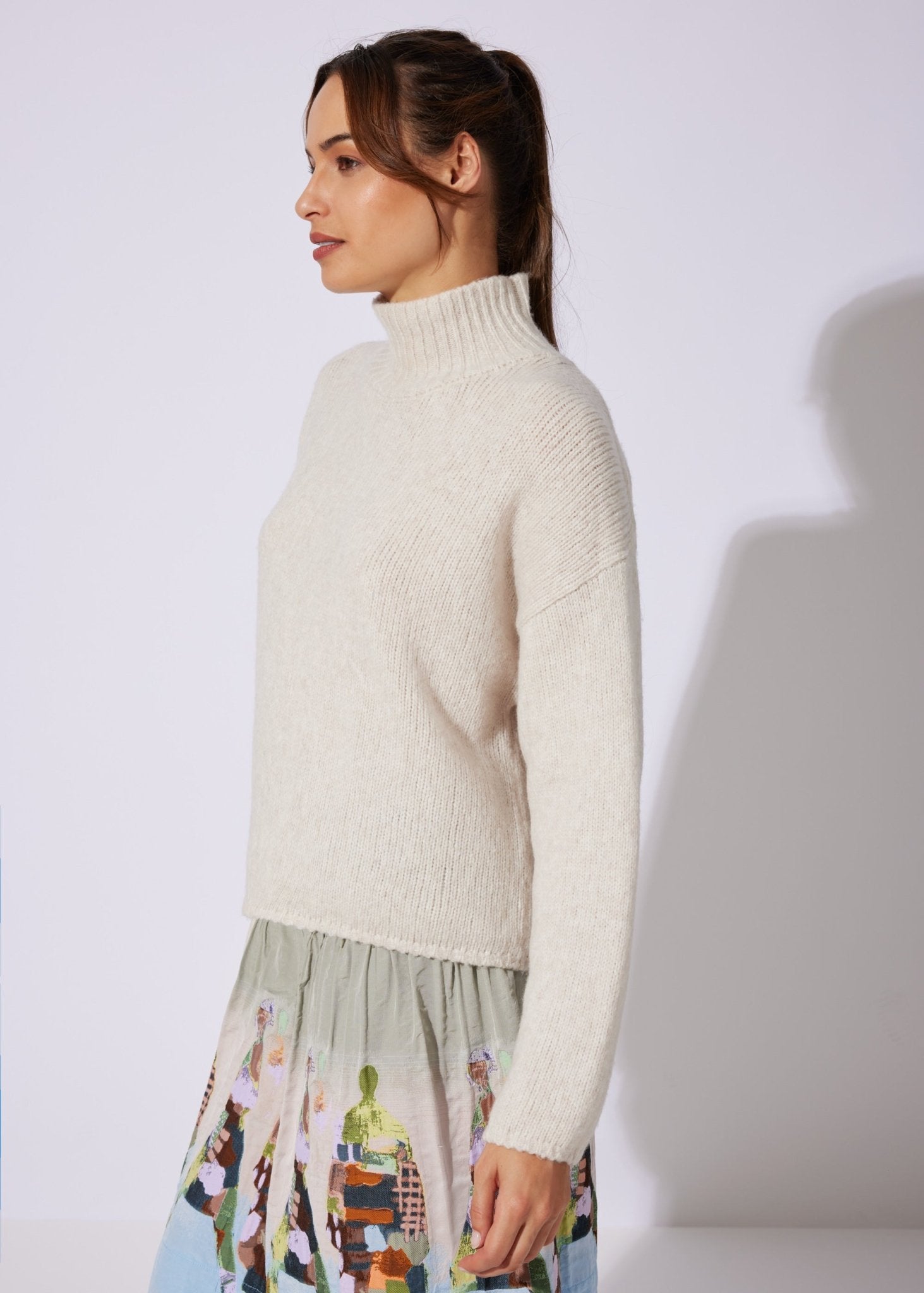 Legerer Strickpullover DEROLY aus Schurwolle - FOX'S-Fashion
