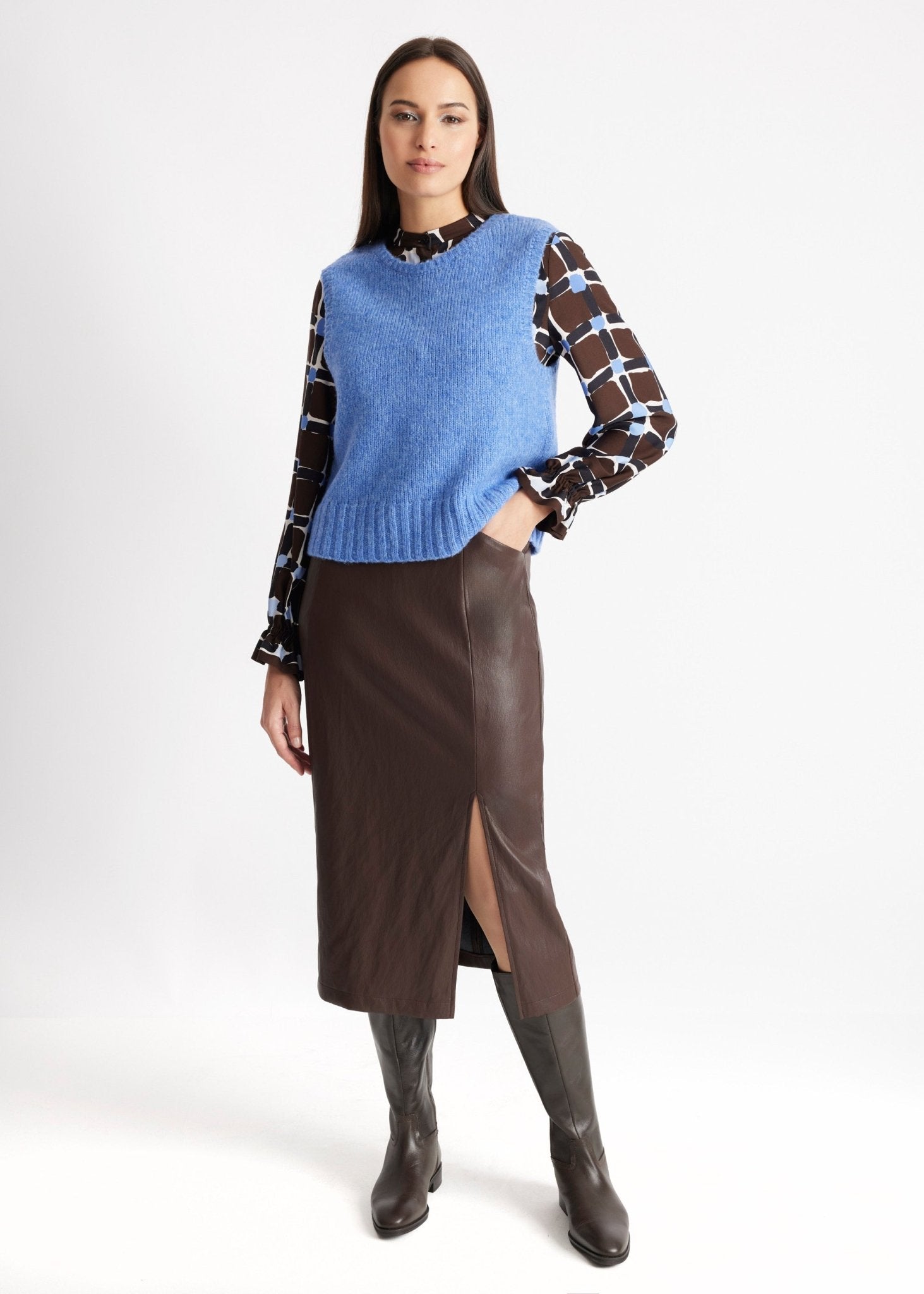 Legerer Strickpullunder DEPULI aus Schurwolle - FOX'S-Fashion