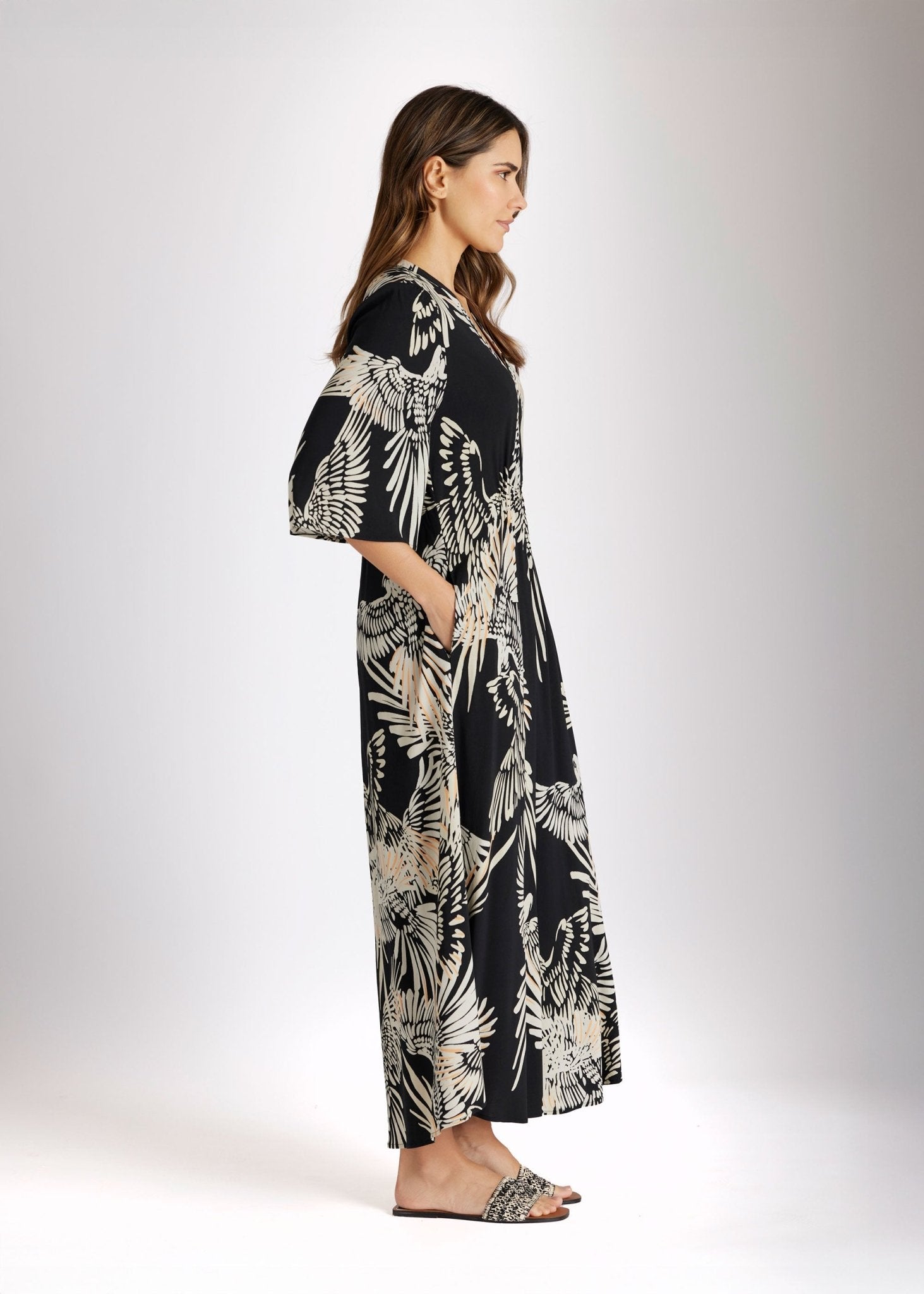 Legeres Midi - Kleid WYNADJA aus Viskose - FOX'S - Fashion