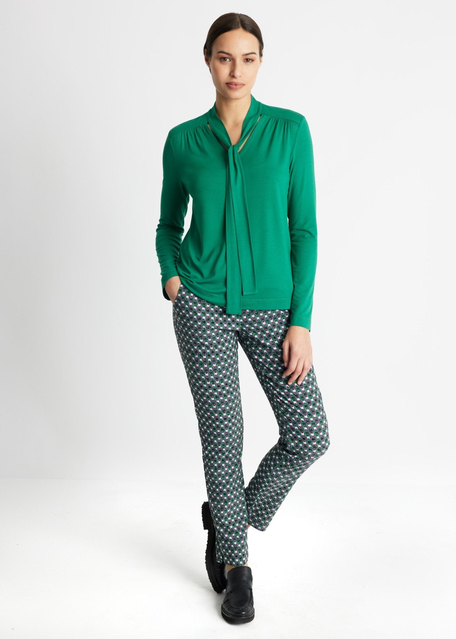 Legeres Shirt CELYNA aus softem Viskosejersey - FOX'S-Fashion