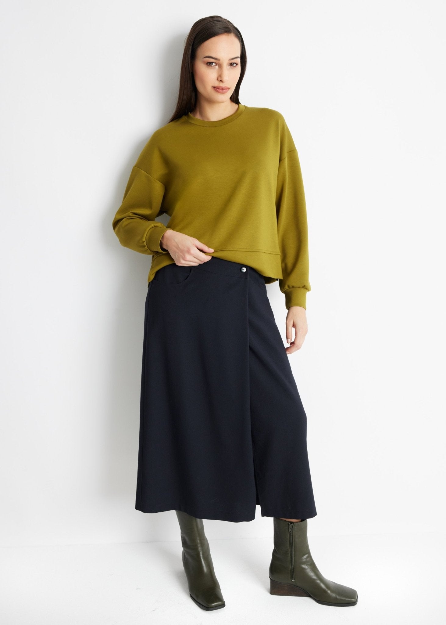 Legeres Sweatshirt NUPULI aus Viskose-Mix - FOX'S-Fashion