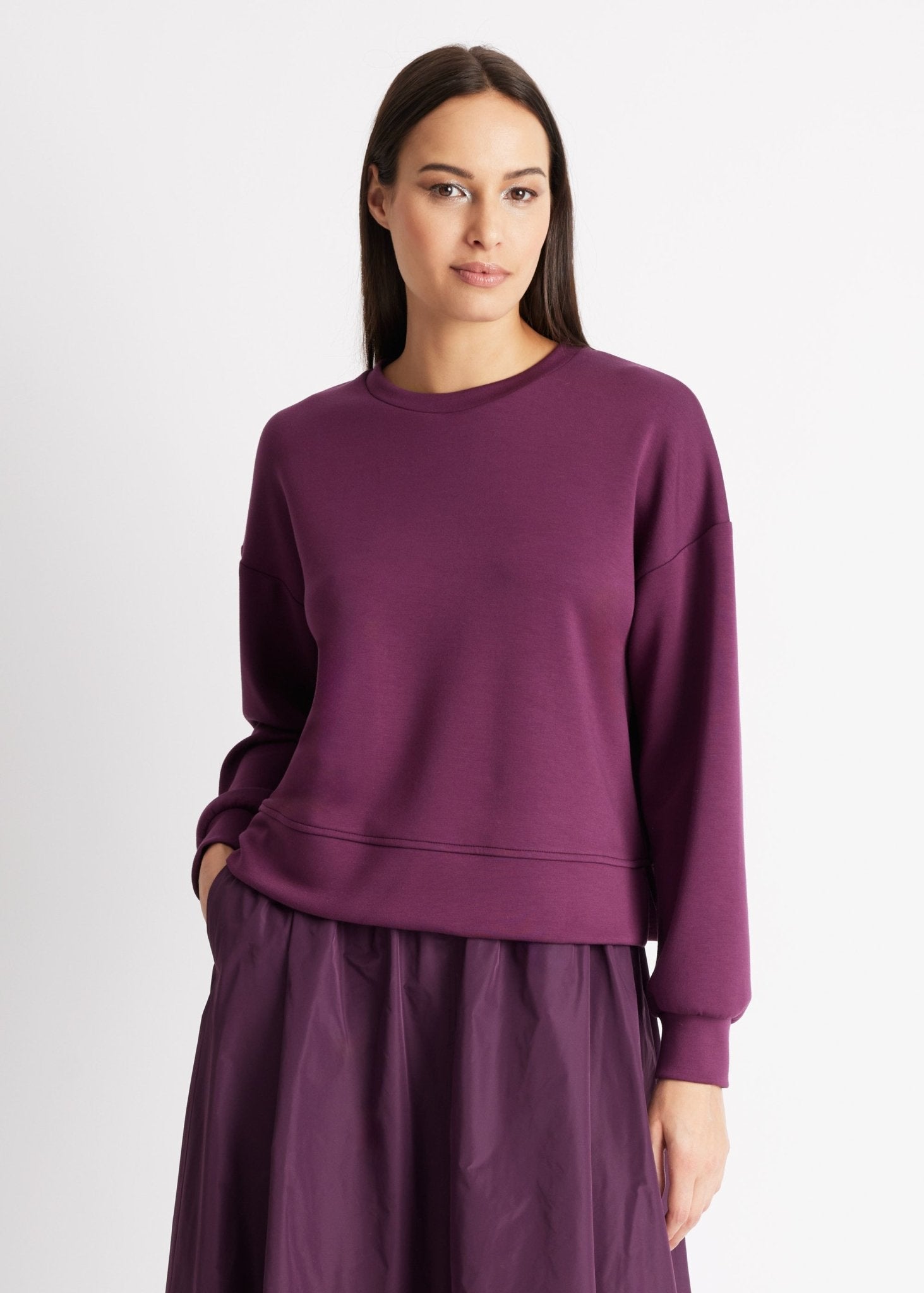 Legeres Sweatshirt NUPULI aus Viskose-Mix - FOX'S-Fashion
