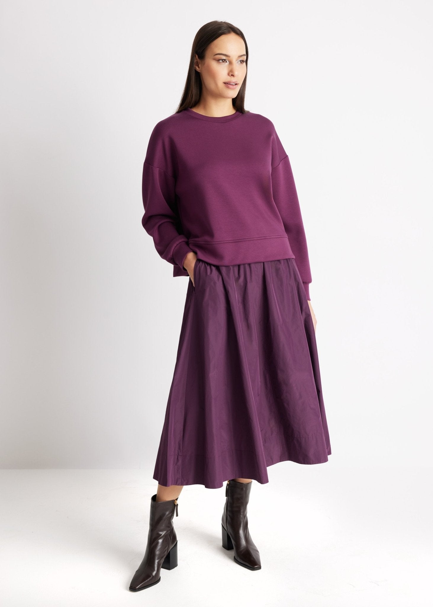 Legeres Sweatshirt NUPULI aus Viskose-Mix - FOX'S-Fashion