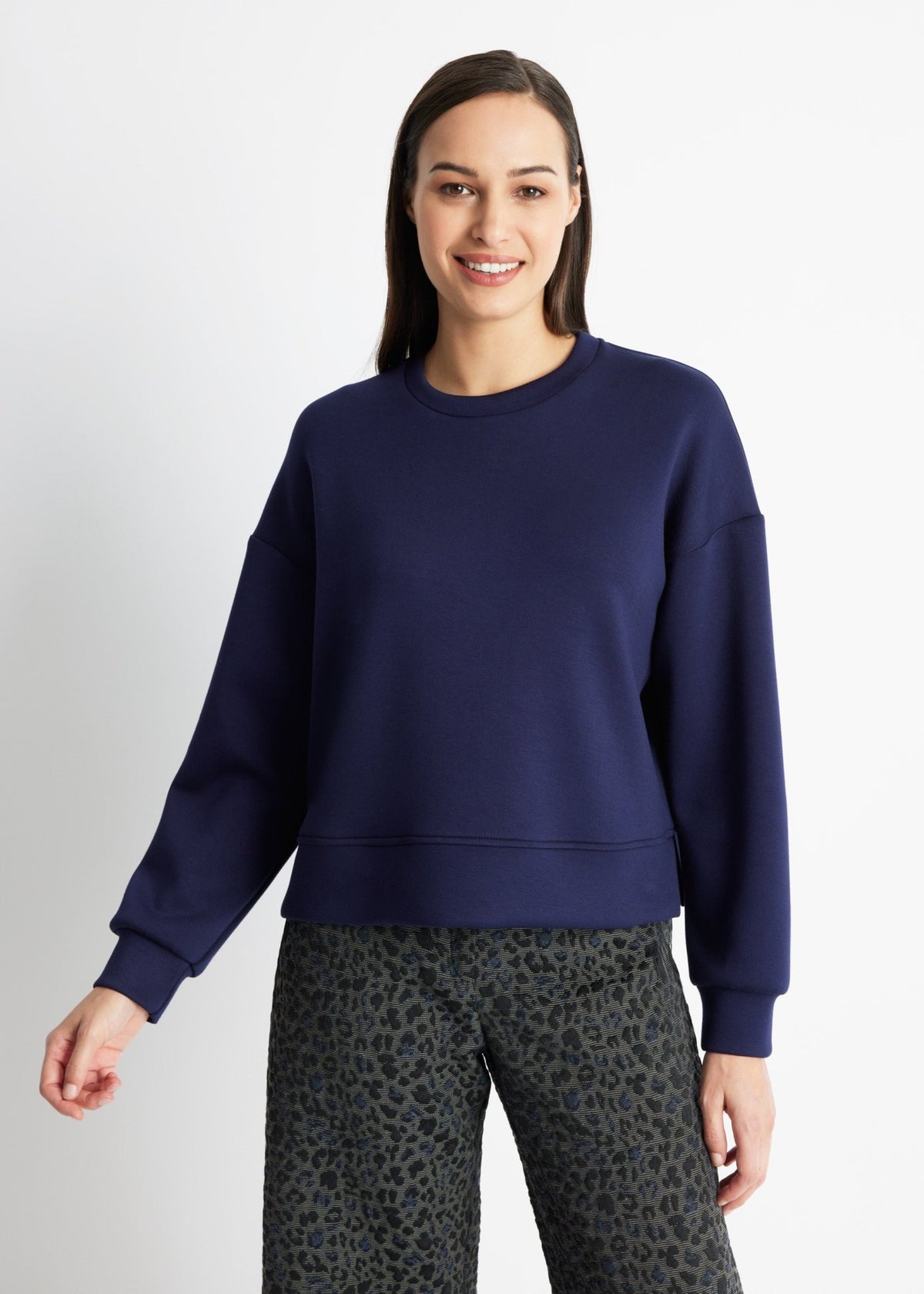 Legeres Sweatshirt NUPULI aus Viskose-Mix - FOX'S-Fashion