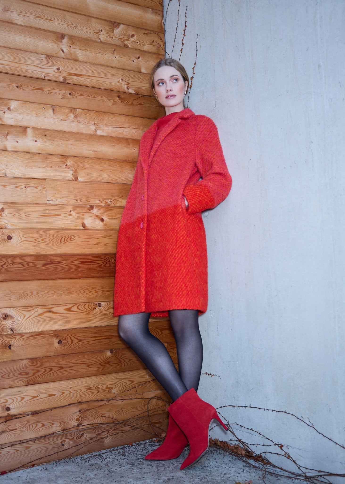 Mantel PURAMANI mit Revers und Knopfleiste - FOX'S - Fashion