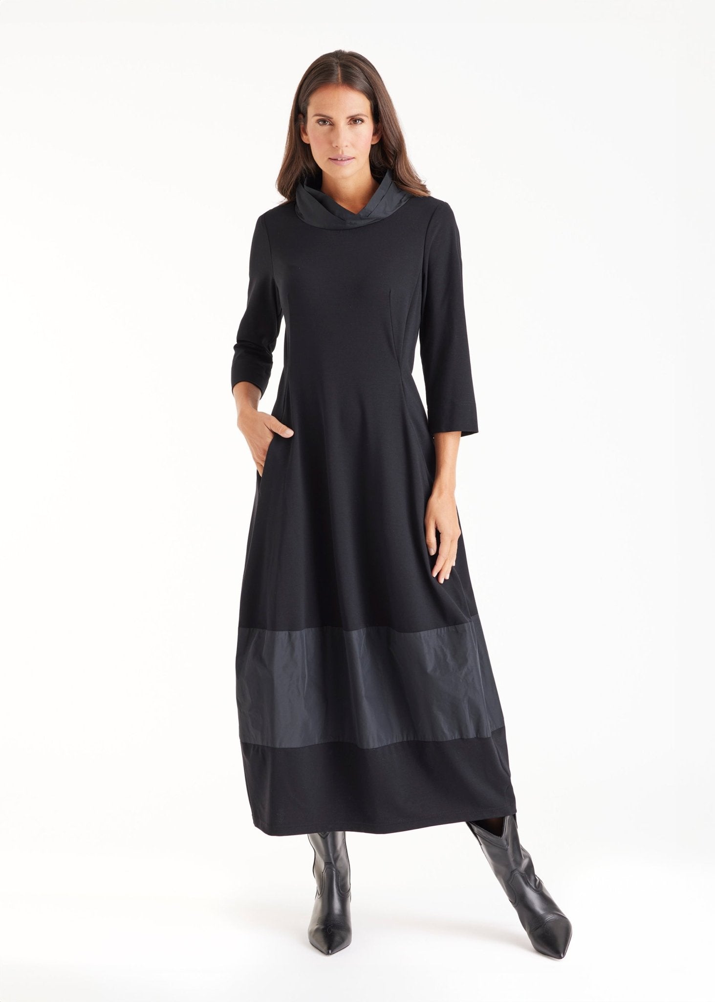 Midi - Kleid GIROBO mit leichter O - Form - FOX'S - Fashion