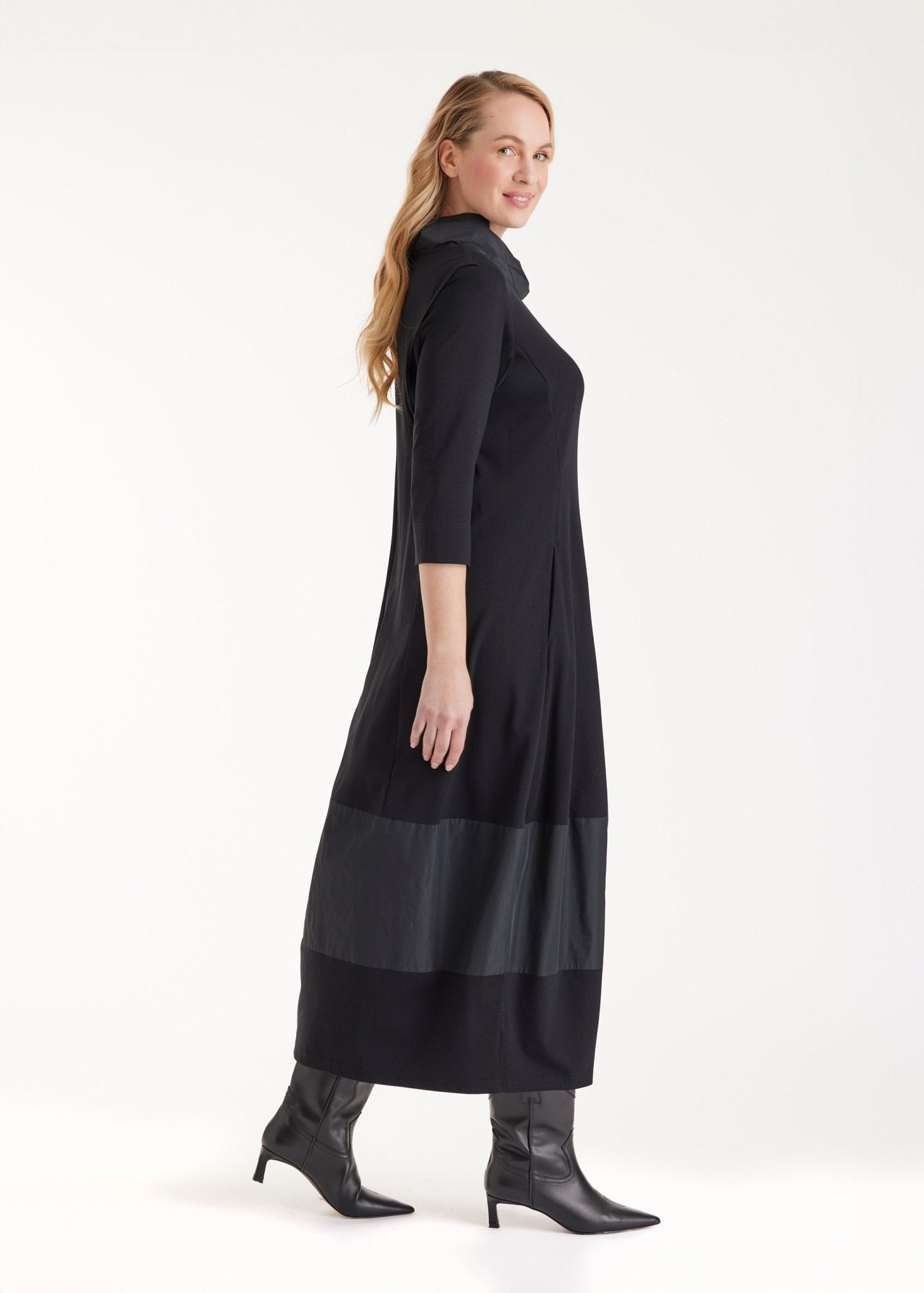 Midi - Kleid GIROBO mit leichter O - Form - FOX'S - Fashion