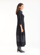 Midi - Kleid GIROBO mit leichter O - Form - FOX'S - Fashion