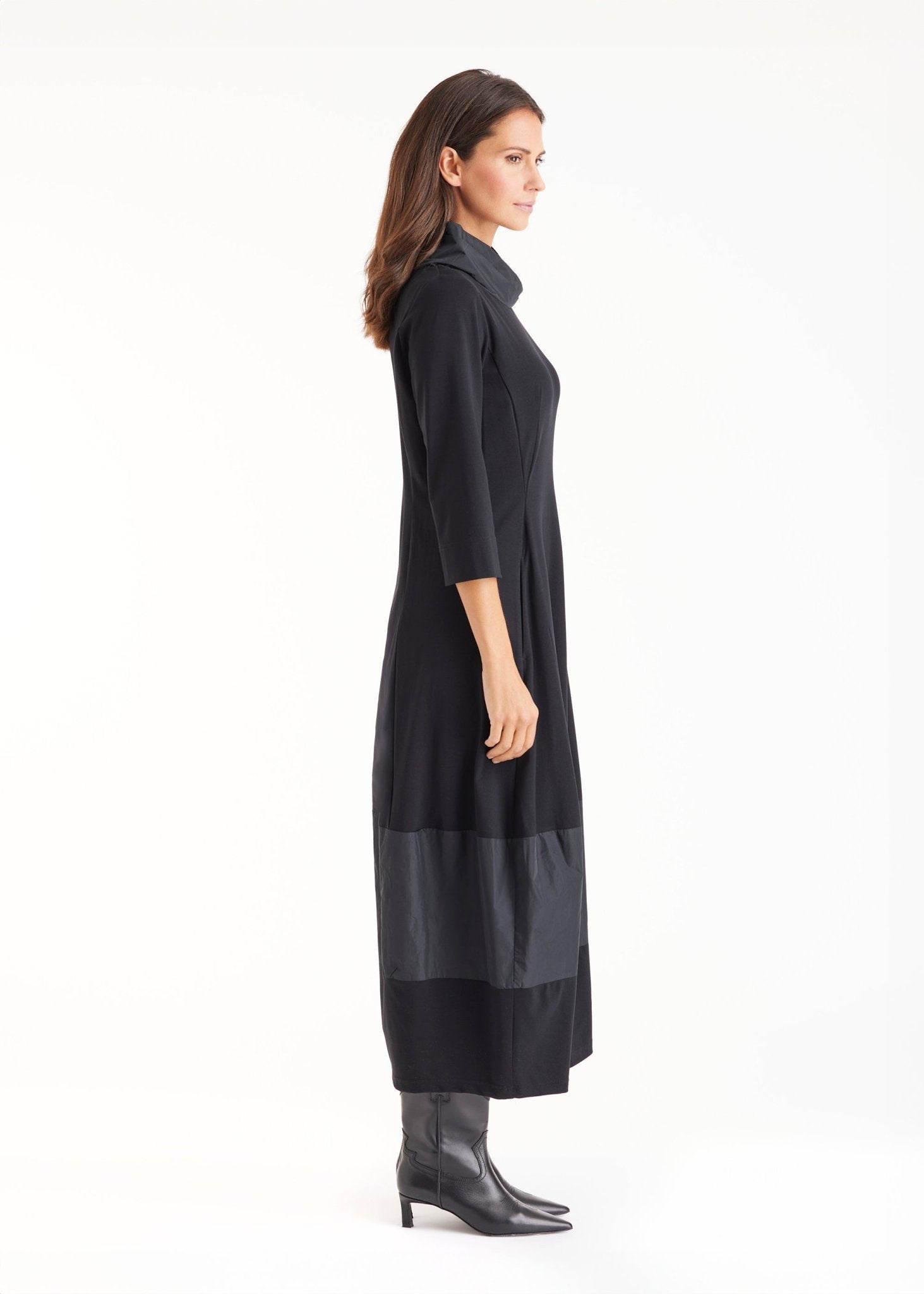 Midi - Kleid GIROBO mit leichter O - Form - FOX'S - Fashion