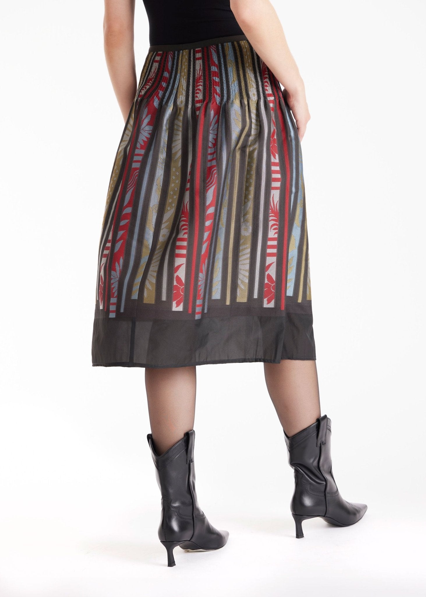 One Size Rock LAFOLKORO in Midi - Länge mit Falten - FOX'S - Fashion
