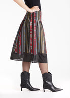 One Size Rock LAFOLKORO in Midi - Länge mit Falten - FOX'S - Fashion