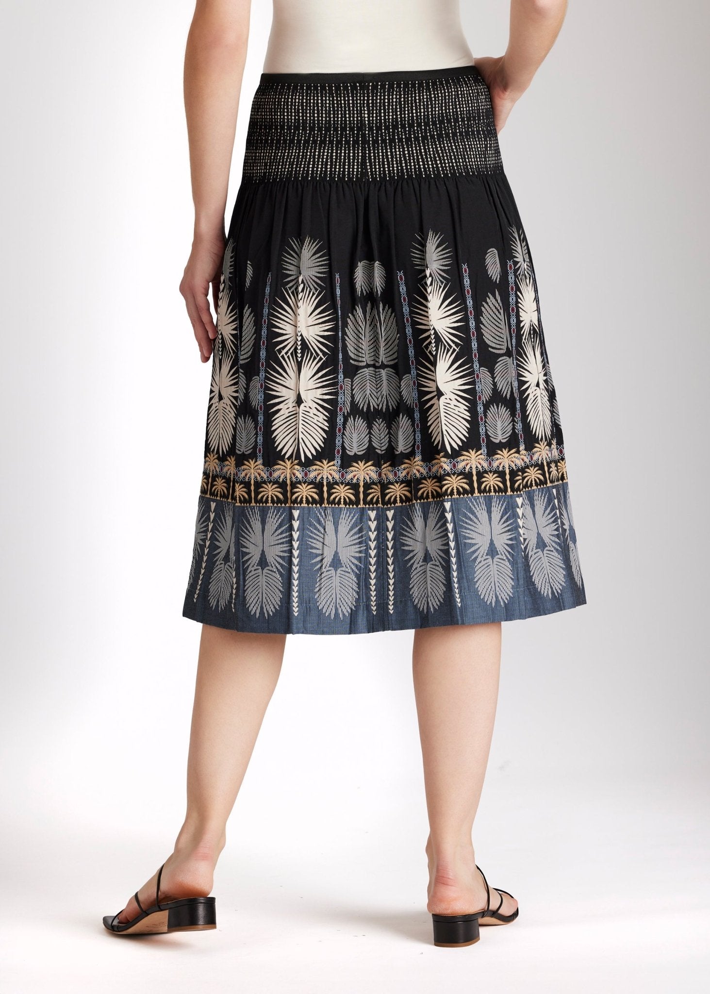 One Size Rock LONGERO - S aus Baumwollmix in Midi - Länge mit Gummibund - FOX'S - Fashion