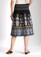 One Size Rock LONGERO - S aus Baumwollmix in Midi - Länge mit Gummibund - FOX'S - Fashion