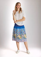 One Size Rock LONGERO - S aus Baumwollmix in Midi - Länge mit Gummibund - FOX'S - Fashion