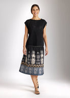 One Size Rock LONGERO - S aus Baumwollmix in Midi - Länge mit Gummibund - FOX'S - Fashion